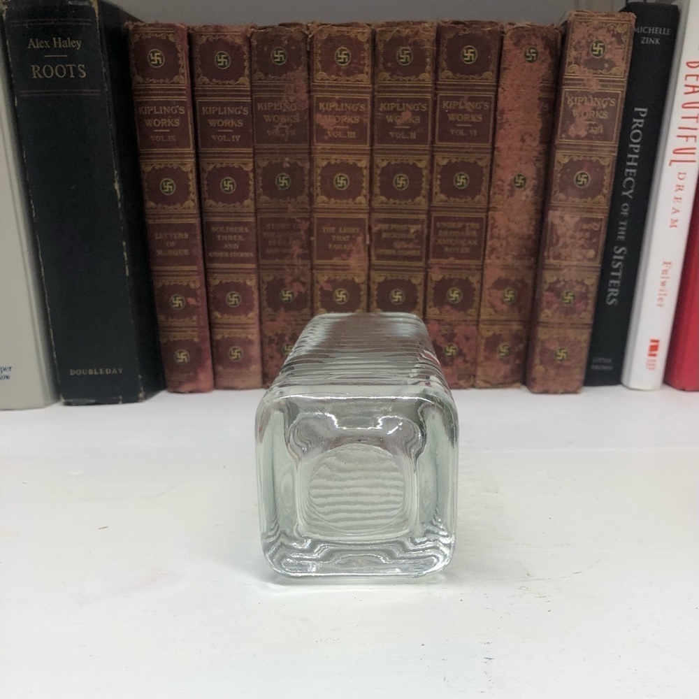 VINTAGE Square Ribbed Bottle/Vase - Picture 6 of 6